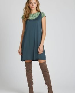 Vestido efecto dos en uno
