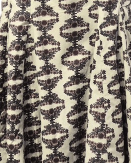 Vestido estampado midi