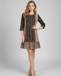 Vestido combinado