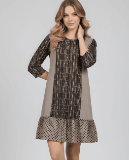 Vestido combinado