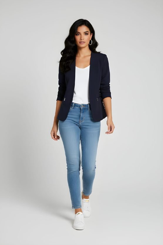 Chaqueta sin solapas