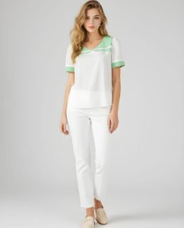 Blusa combinada