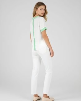 Blusa combinada