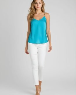 Blusa fluida de tirantes