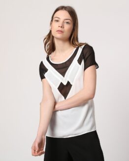 Blusa combinada