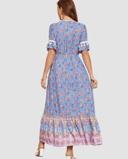 Vestido estampado de flores