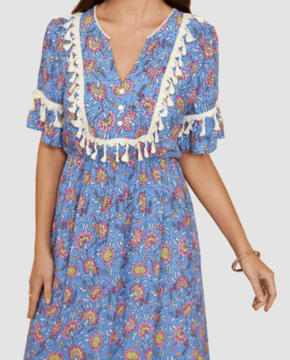 Vestido estampado de flores