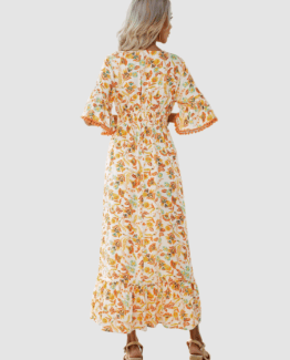 Vestido estampado de flores