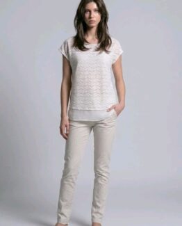 Blusa calada con forro