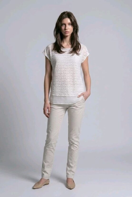 Blusa calada con forro