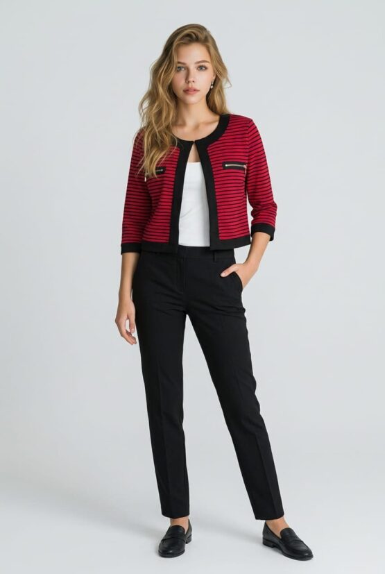 Chaqueta de rayas