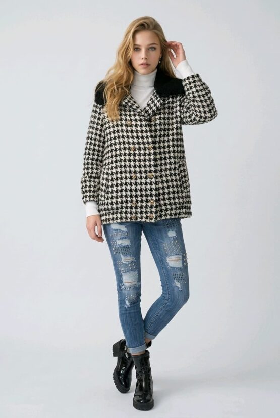 Chaqueta pata de gallo