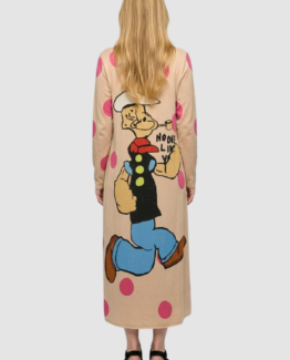 Vestido largo estampado