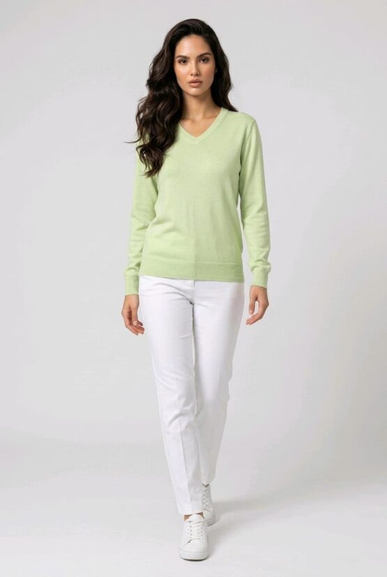 Jersey con cuello de pico