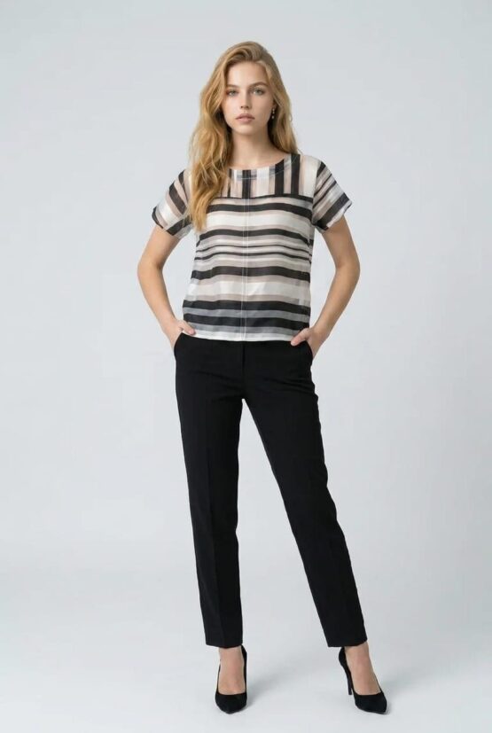 blusa rayas mujer