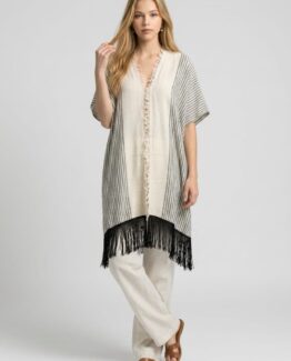 Kimono de rayas