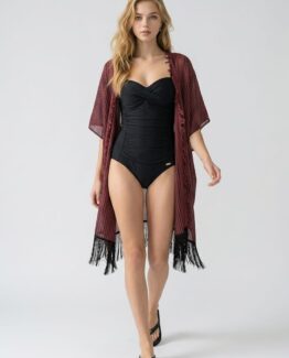Kimono de rayas