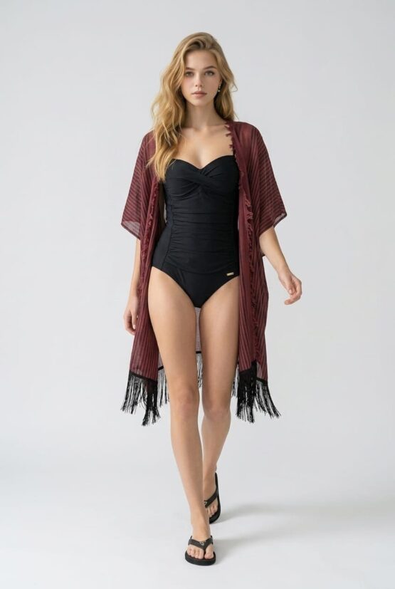 Kimono de rayas