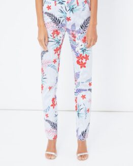 Pantalón estampado de rayas