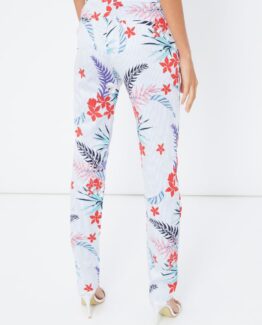 Pantalón estampado de rayas