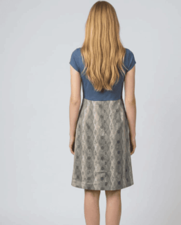 Vestido combinado