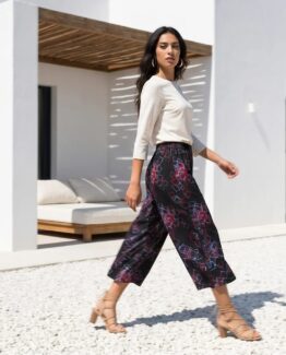 bermuda estampada mujer