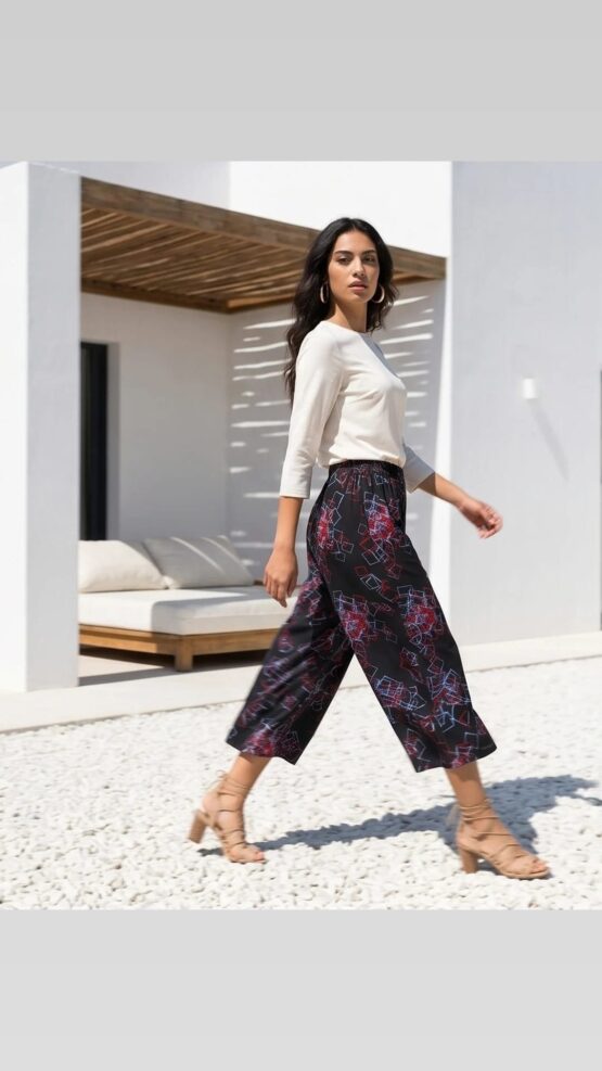 bermuda estampada mujer