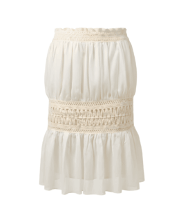 Falda con detalle de crochet