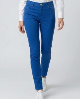 Pantalón slim azulón