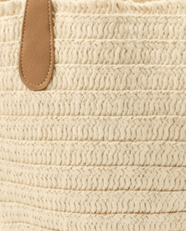 Bolso capazo de rafia