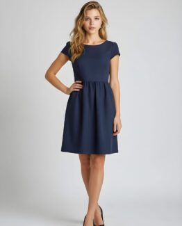 Vestido con vuelo