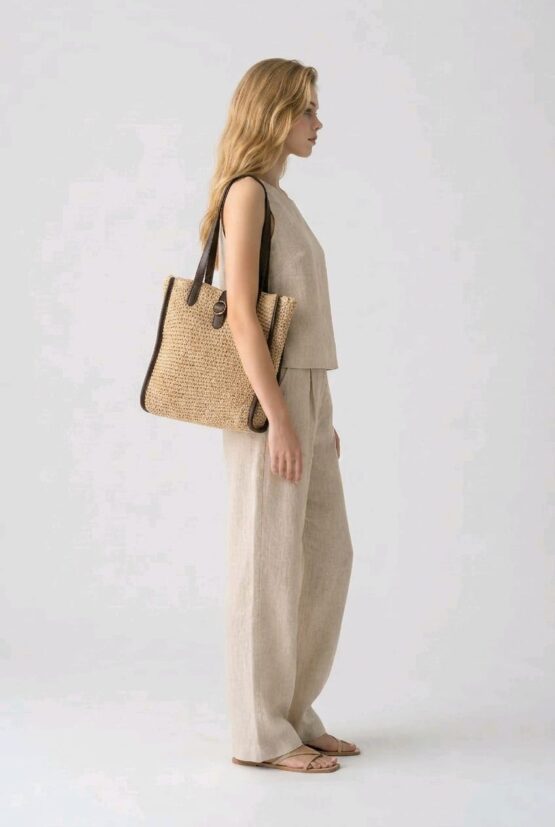 shopper grande de rafia