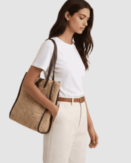 shopper grande de rafia
