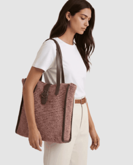 shopper grande de rafia