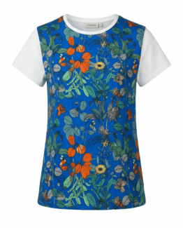 Camiseta combinada estampada